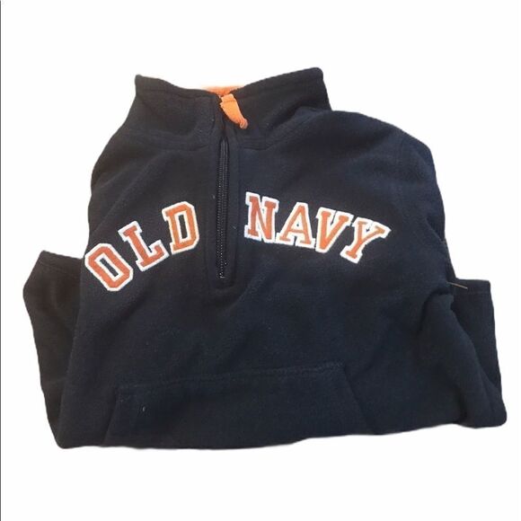 Old navy boys zippered hoodie size 3 blue/orange - Picture 4 of 13